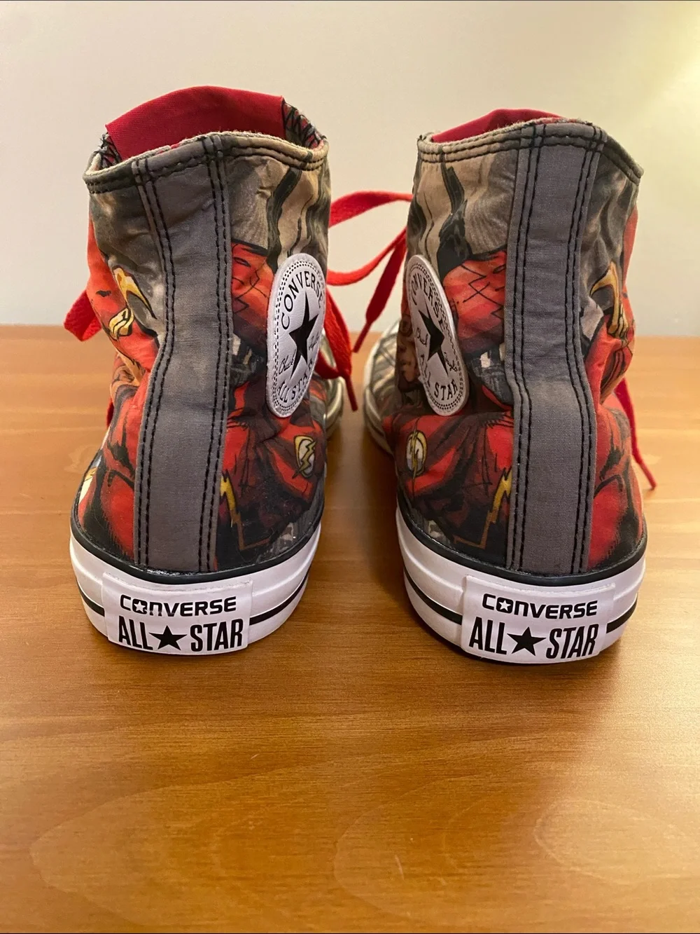 Converse Men’s Chuck Taylor All Star The Flash High-Top Sneakers Camo Size 8 - Picture 4 of 10